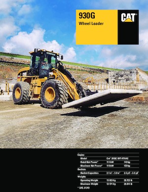 Tekerlekli yükleyiciler Caterpillar 930G