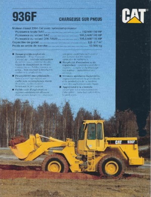 Wheel Loaders Caterpillar 936 F