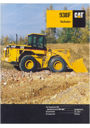 Wheel Loaders Caterpillar 938 F