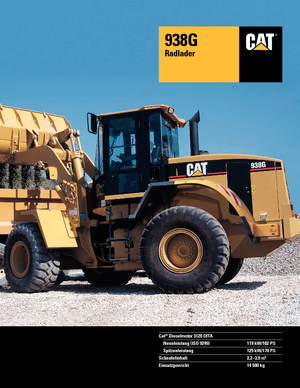 Wheel Loaders Caterpillar 938 G