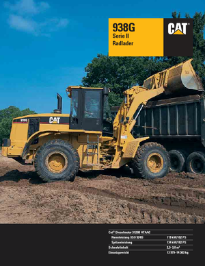 Tekerlekli yükleyiciler Caterpillar 938G II