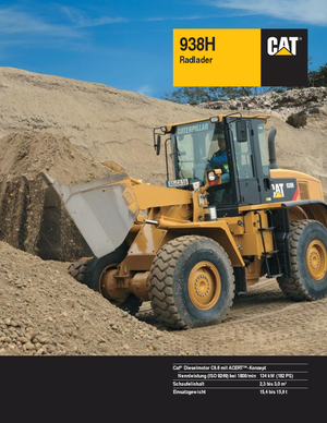 Tekerlekli yükleyiciler Caterpillar 938H