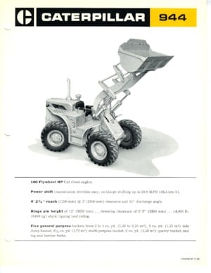 Wheel Loaders Caterpillar 944