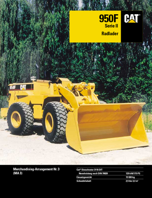 Wheel Loaders Caterpillar 950 F II-StVZO