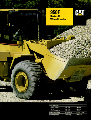 Wheel Loaders Caterpillar 950 F II-StVZO