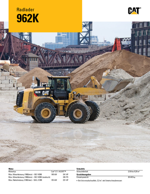 Wheel Loaders Caterpillar 962K