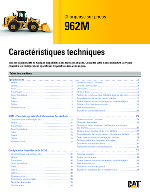 Wheel Loaders Caterpillar 962M