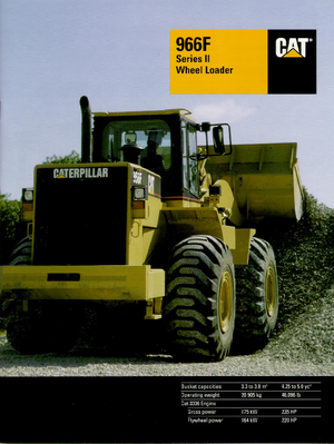 Wheel Loaders Caterpillar 966 F II-StVZO