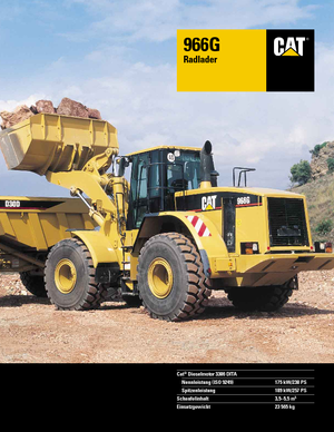 Tekerlekli yükleyiciler Caterpillar 966 G