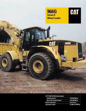 Wheel Loaders Caterpillar 966 G II