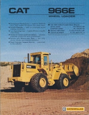 Wheel Loaders Caterpillar 966E