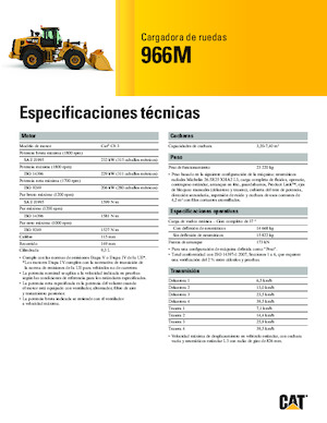 Wheel Loaders Caterpillar 966M