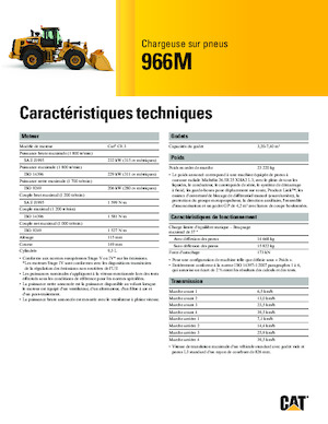 Wheel Loaders Caterpillar 966M