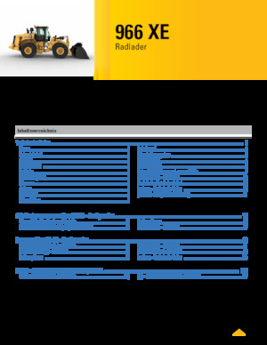 Tekerlekli yükleyiciler Caterpillar 966XE