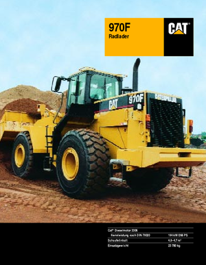 Wheel Loaders Caterpillar 970 F-StVZO