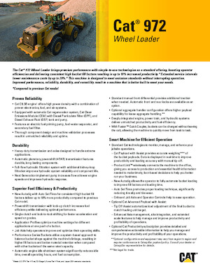 Wheel Loaders Caterpillar 972