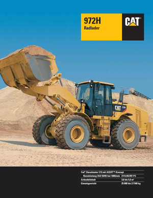 Wheel Loaders Caterpillar 972H