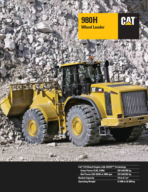 Wheel Loaders Caterpillar 980H