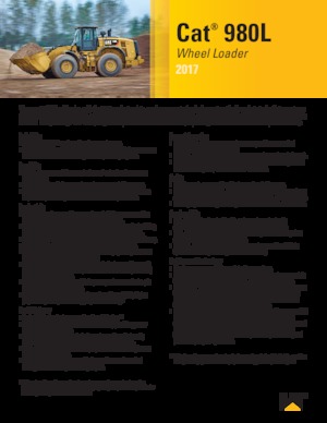Tekerlekli yükleyiciler Caterpillar 980L