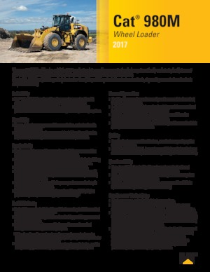Wheel Loaders Caterpillar 980M