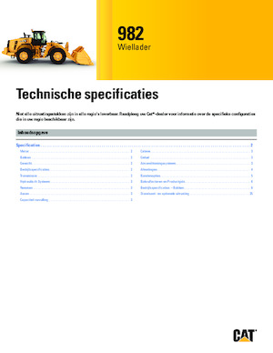 Wheel Loaders Caterpillar 982