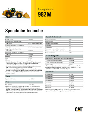 Wheel Loaders Caterpillar 982M
