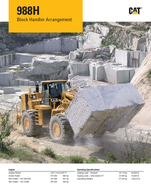 Wheel Loaders Caterpillar 988H