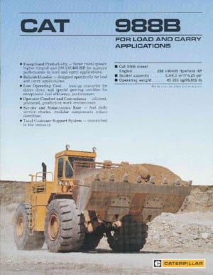 Wheel Loaders Caterpillar 988B