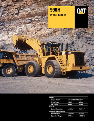 Wheel Loaders Caterpillar 990H
