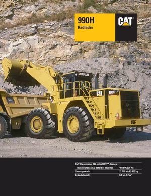 Wheel Loaders Caterpillar 990H