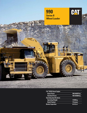 Wheel Loaders Caterpillar 990 II
