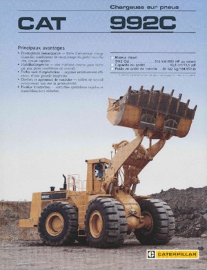 Wheel Loaders Caterpillar 992C