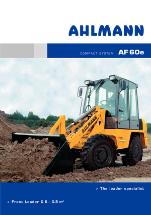 Wheel Loaders Ahlmann AF 60 e