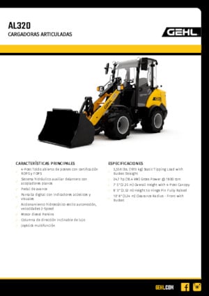 Wheel Loaders Gehl AL320
