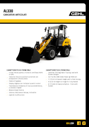 Wheel Loaders Gehl AL330
