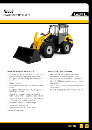 Wheel Loaders Gehl AL650