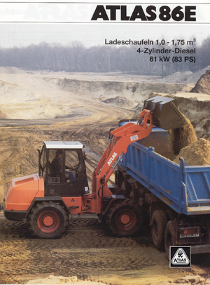 Tekerlekli yükleyiciler Atlas AR 86 E