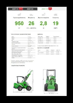 Wheel Loaders Avant Tecno Avant 530
