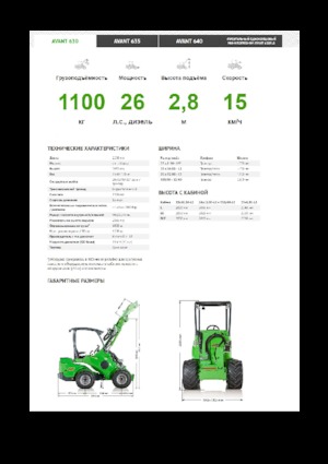Wheel Loaders Avant Tecno Avant 630