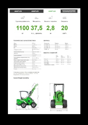 Wheel Loaders Avant Tecno Avant 640