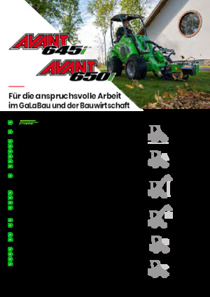 Wheel Loaders Avant Tecno Avant 650