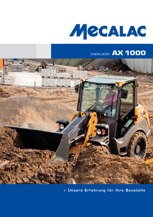 Wheel Loaders Mecalac AX 1000
