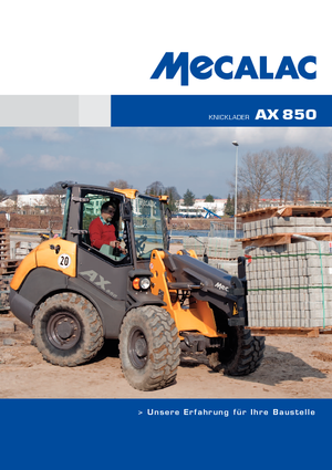 Wheel Loaders Mecalac AX 850