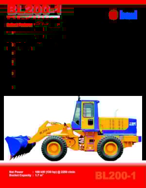 Wheel Loaders Beml BL200-1