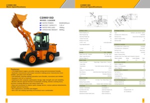 Tekerlekli yükleyiciler Lonking CDM818D