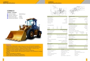 Wheel Loaders Lonking CDM833