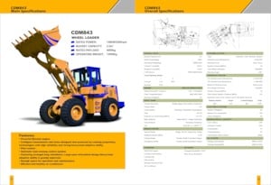 Wheel Loaders Lonking CDM843
