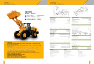 Wheel Loaders Lonking CDM858