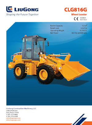 Tekerlekli yükleyiciler Liugong CLG816G 