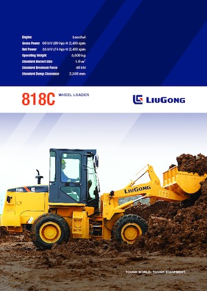 Tekerlekli yükleyiciler Liugong 818C 